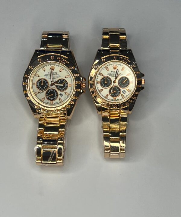 Mens Chain Wrist Watch Rosegold Mens and couple
