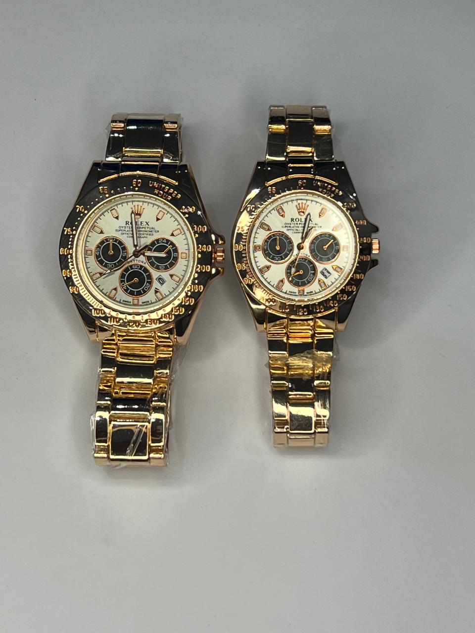 Mens Chain Wrist Watch Rosegold Mens and couple